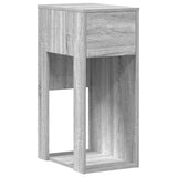 ZNTS Computer Tower Stand with Drawer Grey Sonoma 30x44x74 cm 858736