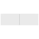 TV Cabinet White Engineered wood 100 cm x 30 cm x 30 cm Drop-Down 801481