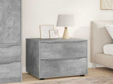Storage Cabinet 60 x 48 x 57 cm Engineered Wood Concrete Grey 888830