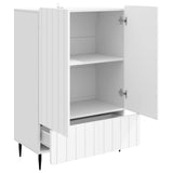 Sideboard with Drawer White 66 x 34.5 x 97 cm Engineered Wood 894435