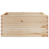Garden Planter 100x100x46 cm Solid Wood Pine 3282429