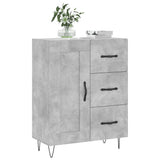 Sideboard Concrete Grey 69.5x34x90 cm Engineered Wood 830256