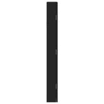 Mirror Jewellery Cabinet with LED Lights Wall Mounted Black 353233