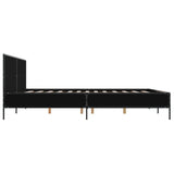 Bed Frame without Mattress Black 180x200 cm Super King 3280012