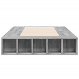 Bed Frame without Mattress Grey Sonoma 90x200 cm 3280522
