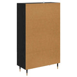 Highboard Black Oak 69.5 x 31 x 115 cm Engineered Wood 882552