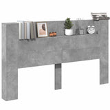 Headboard Concrete Grey Engineered Wood 3418691
