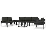 Table Anthracite Aluminium 60 x 60 x 38 cm Modular 49242