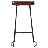 Gavin Bar Stools 2 pcs Dark Brown 44x37.5x78 cm 358921