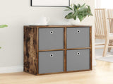 Sideboard with Drawer Smoked Oak 68.5 x 32 x 67 cm 8000544