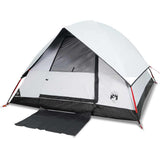 Camping Tent Dome 2-Person White Blackout Fabric Waterproof 94694