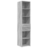 Highboard Grey Sonoma 40x42.5x185 cm Engineered Wood 3281446