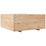 Garden Planter 110x110x49.5 cm Solid Wood Pine 3282544