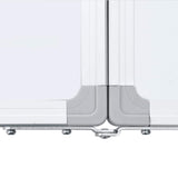 Magnetic Whiteboard Foldable 200x50x1.7 cm Aluminium 4005367