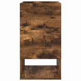End Table 2 pcs Smoked Oak 30 x 30 x 56 cm Engineered Wood 890937