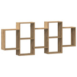 Wall Shelf Artisian Oak 159x18x65 cm Engineered Wood 853217