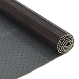 Rug Rectangular Dark Brown 100x400 cm Bamboo 376821