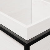 Garden Planter White 80x40x50 cm Solid Wood Pine 847029