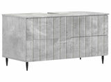 4 Piece Bathroom Cabinet Set ZWOLLE Concrete Grey 3417921