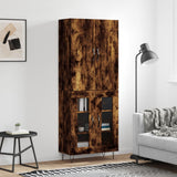 Highboard Smoked Oak 69.5x34x180 cm Engineered Wood 3198070