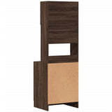 Kitchen Cabinet Brown Oak 60x50x180 cm Engineered Wood 3276643