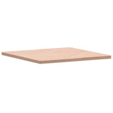 Table Top 70x70x2.5 cm Square Solid Wood Beech 355957