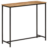 Console Table 80x30x74 cm Solid Wood Mango and Iron 371967