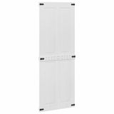 Barn Door Corona White 80 x 210 cm Solid Pine Wood 42021202