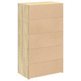 Highboard Sonoma Oak 70x41x124 cm Engineered Wood 846406