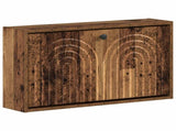 Wall-Mounted Shoe Cabinet ALKMAAR 71 x 17 x 43 cm Old Wood 896193