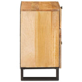 Bedside Cabinet Natural 50 x 33 x 60 cm Solid Mango Wood 4018055