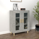Sideboard Concrete Grey 69.5x34x90 cm Engineered Wood 812118