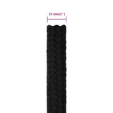 Work Rope Black 25 mm 50 m Polyester 152844