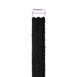 Work Rope Black 25 mm 25 m Polyester 152843