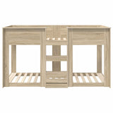 Bunk Bed for Kids Sonoma Oak 90 x 200 cm Engineered Wood 3410413