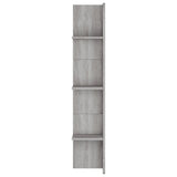 TV Cabinet Grey Sonoma 152x22x113 cm Engineered Wood 833728