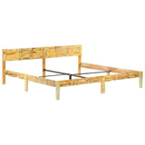 Bed Frame without Mattress Solid Reclaimed Wood 200x200cm 288439
