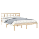 Bed Frame without Mattress 140x200 cm Solid Wood 3105405