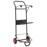 Saddle Trolley Foldable Black Steel 172503