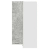 Hanging Cabinet Concrete Grey and White 57 x 57 x 100 cm 884373
