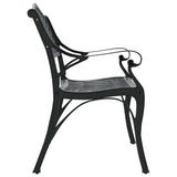 Garden Bench Black Cast aluminium, cast iron Medium Durable 317748
