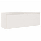 TV Cabinets 2 pcs White Solid Wood Pine 3100115