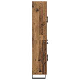 Highboard with Drawer 2 pcs Old Wood Engineered Wood 3415635