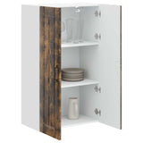 Wall Cabinet LUCCA Smoked Oak 60 x 31 x 100 cm Engineered Wood 885140