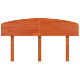 Headboard Wax Brown 140 cm Solid Wood Pine 842505