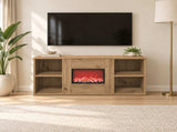 Electric Fireplace Artisan Oak 100 x 37 x 45.5 cm 8020982