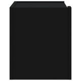 Wall-mounted Bedside Cabinets 2 pcs Black 45x30x35 cm 848314