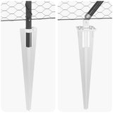 Welded Wire Fence with Spikes 10 x 0.8 m 3353196