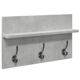 4 Piece Hallway Furniture Set Concrete Grey Engineered Wood 847922