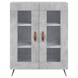 Sideboard Concrete Grey 69.5x34x90 cm Engineered Wood 827760